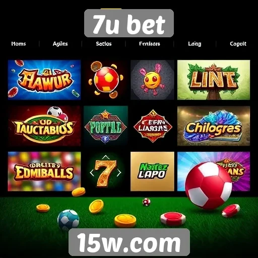 Exploração da oferta de jogos disponíveis no 7u bet